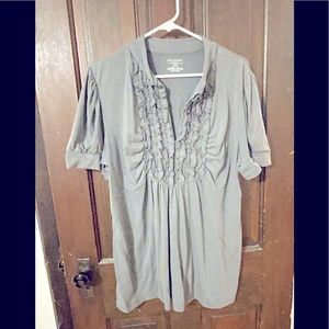 Lane Bryant 18/20 gray shirt sleeve top